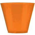 Amscan Big Party Pack 9oz Orange Plastic Cups, 2/Pack, 72 Per Pack (350366.05)