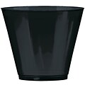 Amscan Big Party Pack 9oz Black Plastic Cups, 2/Pack, 72 Per Pack (350366.1)