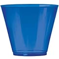 Amscan 9oz Big Party Pack Plastic Cups, Royal Blue, 2/Pack, 72 Per Pack (350366.105)