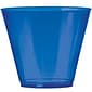 Amscan 9oz Bright Royal Blue Big Party Pack Plastic Cups, 2/Pack, 72 Per Pack (350366.105)