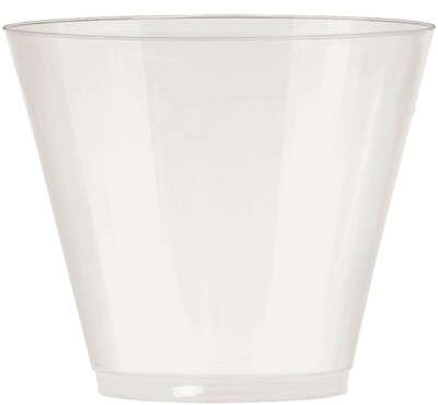 Amscan Big Party Pack 9oz Pearl Plastic Cups, 2/Pack, 72 Per Pack (350366.128)