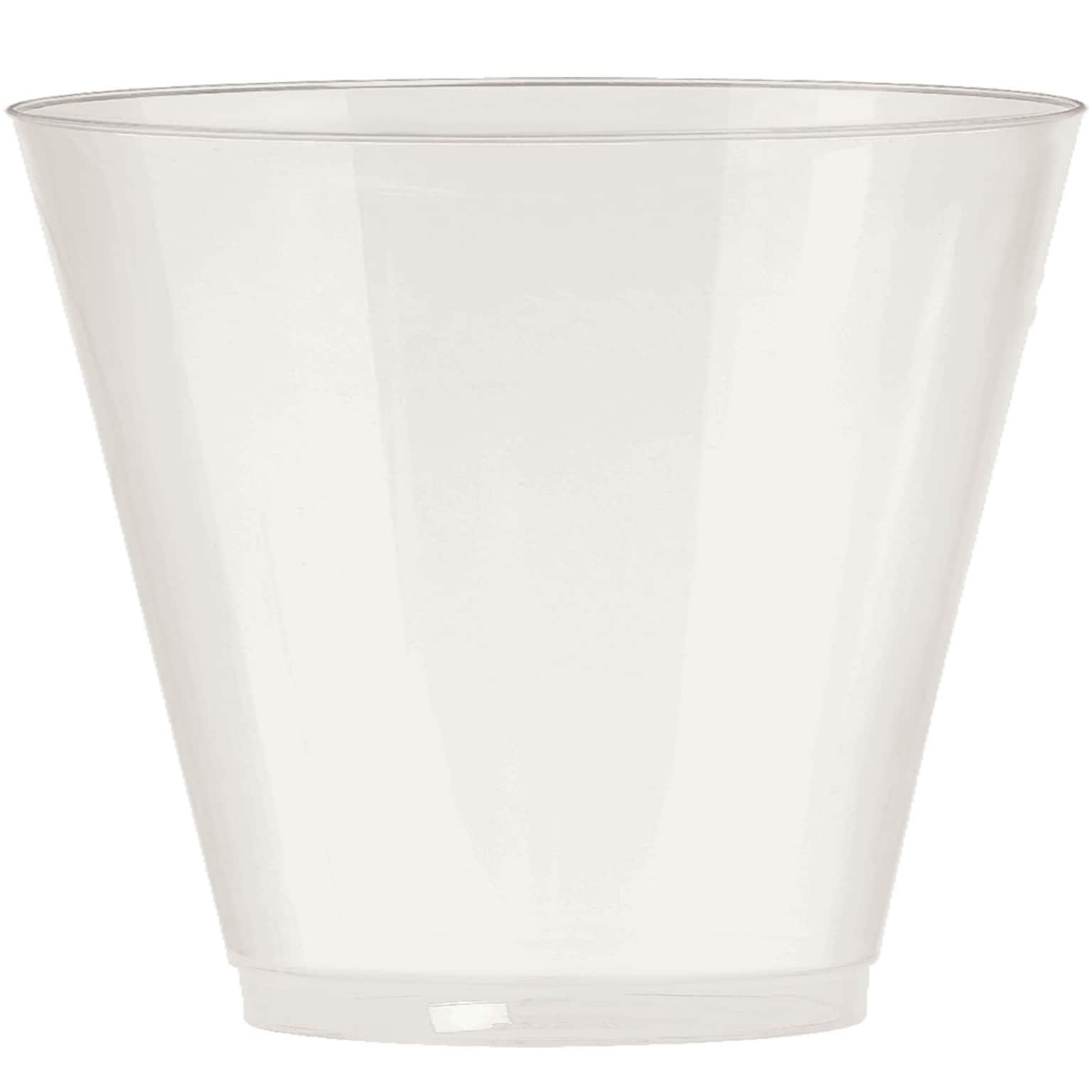 Amscan Big Party Pack 9oz Pearl Plastic Cups, 2/Pack, 72 Per Pack (350366.128)