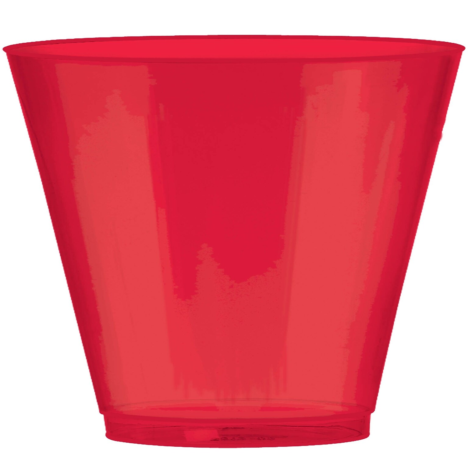 Amscan 9oz Red Big Party Pack Plastic Cups, 2/Pack, 72 Per Pack (350366.4)