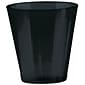 Amscan 2oz Jet Black Big Party Pack Plastic Shot Glasses, 3/Pack, 100 Per Pack (357918.1)