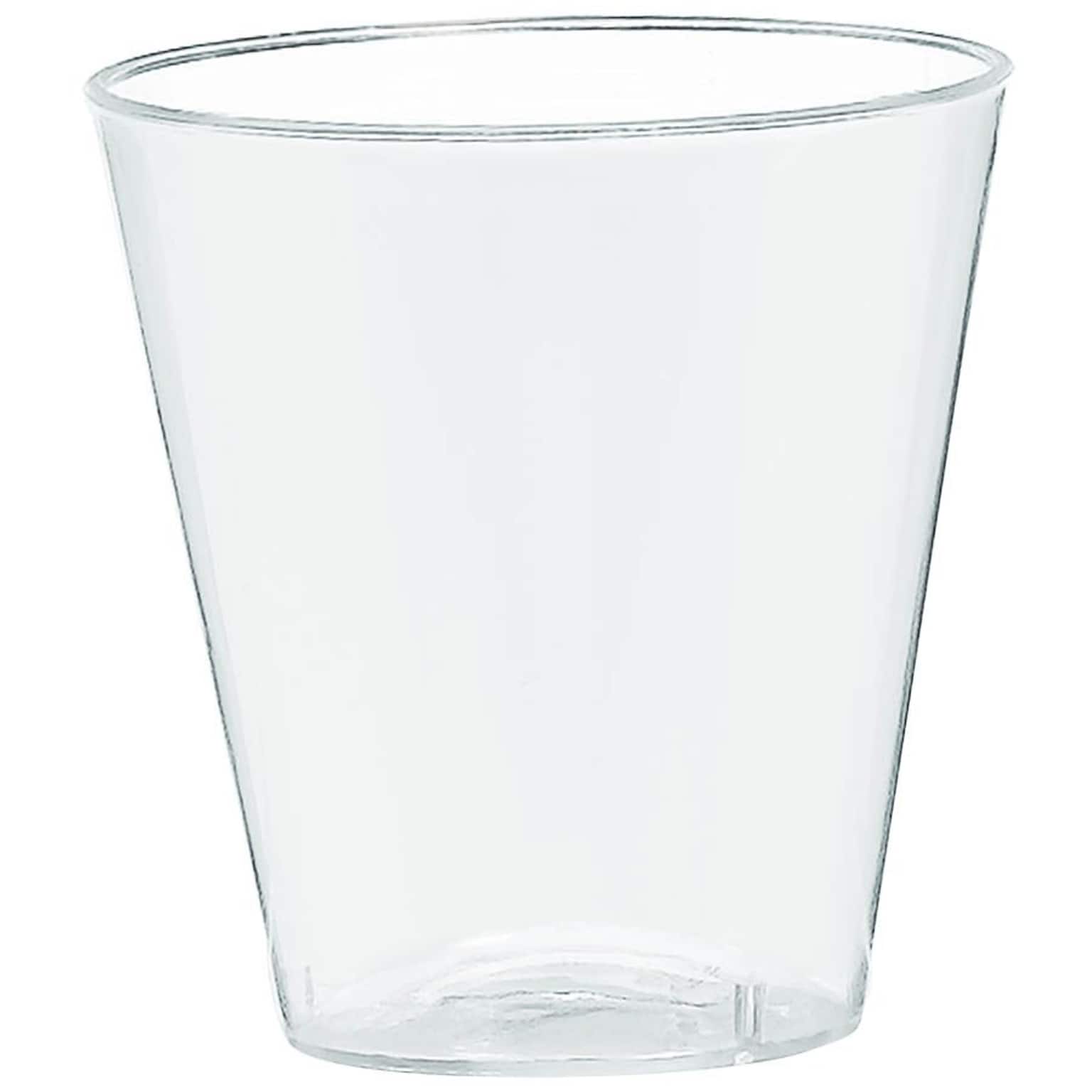 Amscan Big Party Pack Plastic Shot Glasses, 2 oz., Clear, 100/Pack, 3/Pack (357918.86)