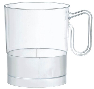 Amscan 8oz Clear Plastic Coffee Cups, 2/Pack, 20 Per Pack (359630.86)