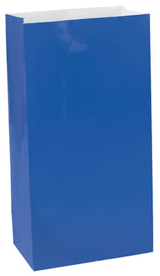 Mini Paper Bags 6.5x3x2 Royal Blue