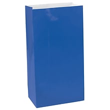 Mini Paper Bags 6.5x3x2 Royal Blue