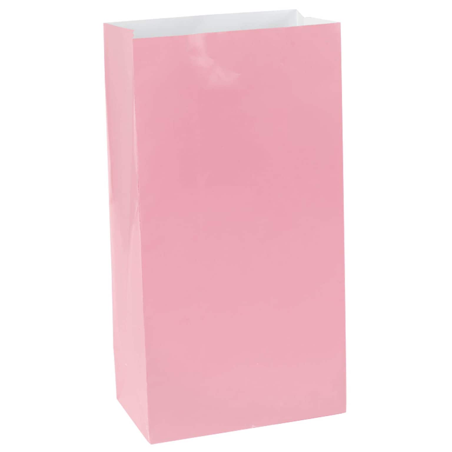 Amscan Mini Paper Bag, Pink, 9 Bags/Pack (370202.109)