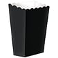 Amscan Paper Popcorn Boxes; 5.25"H x 2.5"W, Black, 12/Pack, 5 Per Pack (370221.1)