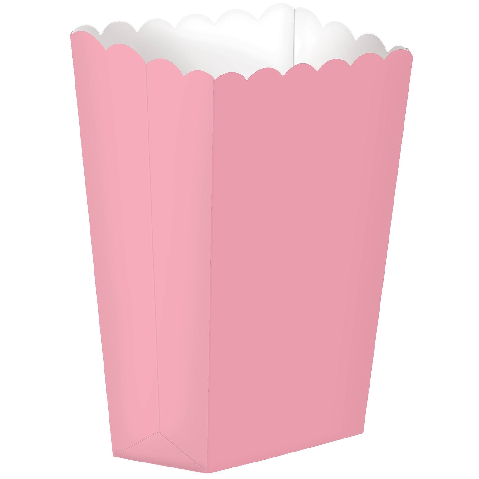 Amscan Paper Popcorn Boxes; 5.25H x 2.5W, Pink, 12/Pack, 5 Per Pack (370221.109)