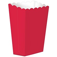 Amscan Paper Popcorn Boxes Red 12pk