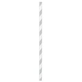 Amscan Paper Straws, Low Count, 7.75, Silver, 5/Pack, 24 Per Pack (400074.18)