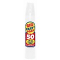 Amscan Big Party Pack 16oz White Cup, 5/Pack, 50 Per Pack (436801.08)