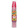 Amscan Big Party Pack Cups, 16 oz., Apple Red, 50 Per Pack, 5/Pack (436801.4)