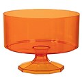 Amscan Small Trifle Container, Orange, 9/Pack (437841.05)