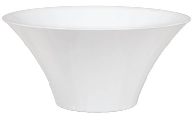 Amscan Flared Bowl Medium, White, 12/Pack (437881.08)