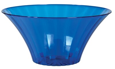 Amscan Large Flared Bowl, Royal Blue, 8/Pack (437882.105)