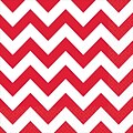 Amscan Chevron Lunch Napkins, 6.5 x 6.5, Apple Red, 8/Pack, 16 Per Pack (511492.4)