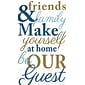 Amscan Family & Friends Guest Towels, 7.75'' x 4.5'', 4/Pack, 16 Per Pack (530041)