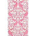 Amscan Eco-Friendly Guest Towels, 7.75 x 4.5, Pink Damask, 4/Pack, 16 Per Pack (530054)
