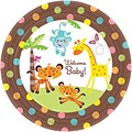 Amscan Fisher Price Baby Shower 10.5 Round Paper Plates, 8/Pack, 8 Per Pack (554416)