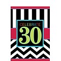 Amscan 30th Celebration Tablecover, 102 x 54, 4/Pack (571365)
