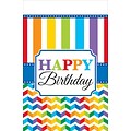 Amscan Bright Birthday Tablecover; 102 x 54, 4/Pack (571465)