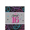 Amscan Sweet Sixteen Celebration; 102 x 54, 4/Pack (571466)