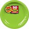 Amscan 7 Kiwi Big Party Pack Round Plastic Plates, 3/Pack, 50 Per Pack (630730.53)