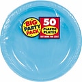 Amscan Big Party Pack 7 Caribbean Round Plastic Plates, 3/Pack, 50 Per Pack (630730.54)