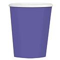 Amscan 12oz Purple Paper Coffee Cup, 4/Pack, 40 Per Pack (689100.106)