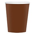 Amscan 12oz Chocolate Brown Paper Coffee Cup, 4/Pack, 40 Per Pack (689100.111)