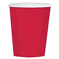 Amscan 12oz Red Paper Coffee Cup, 4/Pack, 40 Per Pack (689100.4)
