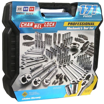 Channellock® Professional Mechanic’s Tool Set; 171 Pieces