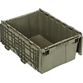 Quantum Storage Systems 9.50 Gallon Plastic Totes with Attached Lids
