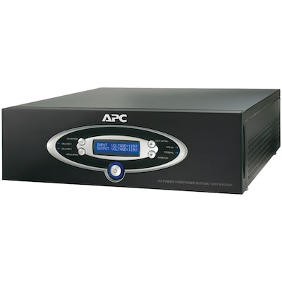 APC 12-Outlet J-type Power Conditioner with Battery Back-Up, Black (APNJ10BLK)