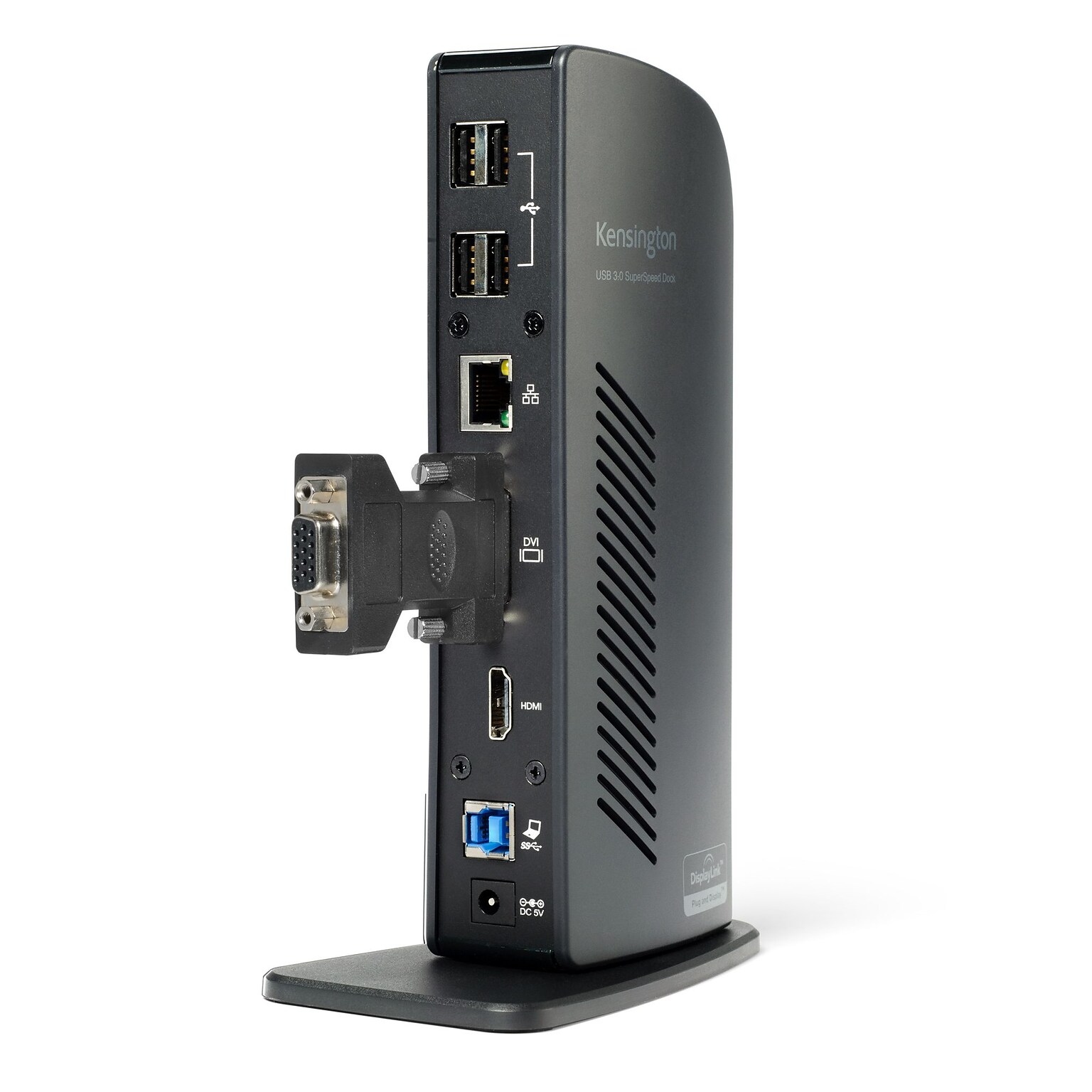 Kensington® K33972US USB 3.0 Docking Station W/Dual DVI/HDMI/VGA Video