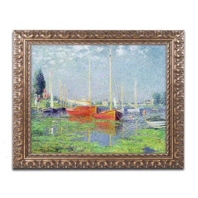 Trademark Global Claude Monet Argenteuil Ornate Framed Art 16 x 20 (BL01174-G1620F)