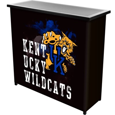 Trademark Global University of Kentucky Wildcats Portable Bar with Case, Smoke (KY8000-SMOKE)