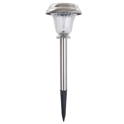 Trademark Global Pure Garden LED Solar Classic Glass Pathway Lights, Set of 6 (50-20)