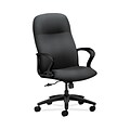 HON HON2071NR10T Gamut Onyx Upholstery Executive High-Back Office/Computer Chair with Fixed Arms