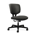 HON HON5721HAI10T Volt Fabric-Upholstered Office/Computer Chair, Armless, Onyx