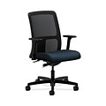 HON HONIT102AB90 Ignition Fabric-Upholstered Mesh Low-Back Office/Computer Chair, Adj. Arms, Blue