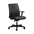 HON HONIT103AB12 Ignition Fabric-Upholstered Low-Back Office/Computer Chair, Adjustable Arms, Gray