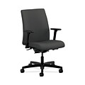 HON Ignition HONIT202CU19 Fabric Low-Back Office/Computer Chair, Adjustable Arms, Iron Ore