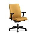 HON HONIT202NR26 Ignition Low-Back Office/Computer Chair, Adjustable Arms, Mustard Fabric