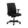 HON HONIT202WP40 Ignition Fabric-Upholstered Low-Back Office/Computer Chair, Adjustable Arms, Black