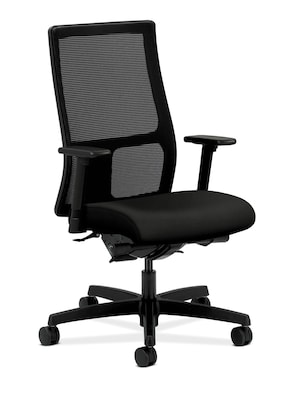 HON Ignition Mesh Swivel Computer and Desk Chair, Black (HONIW108WP40)