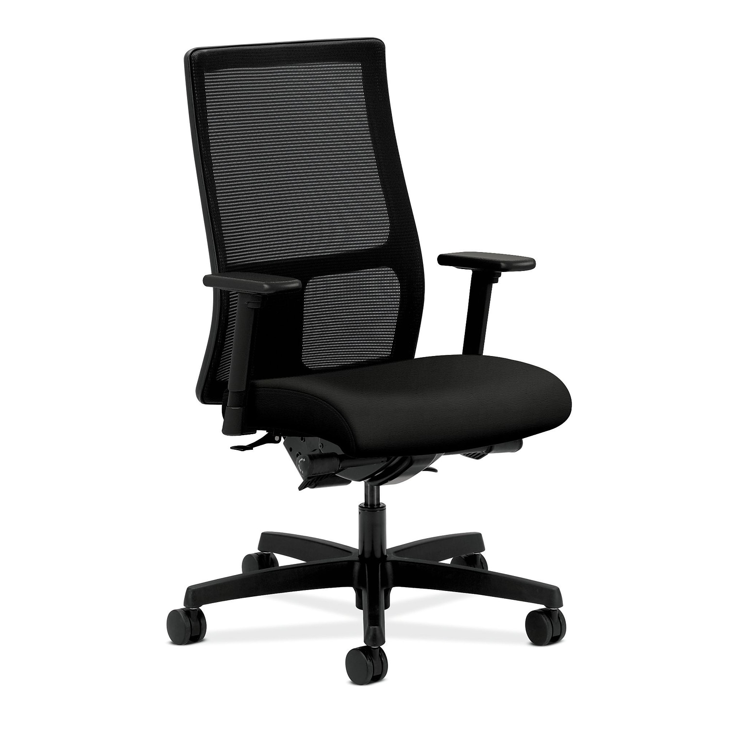 HON Ignition Mesh Swivel Computer and Desk Chair, Black (HONIW108WP40)